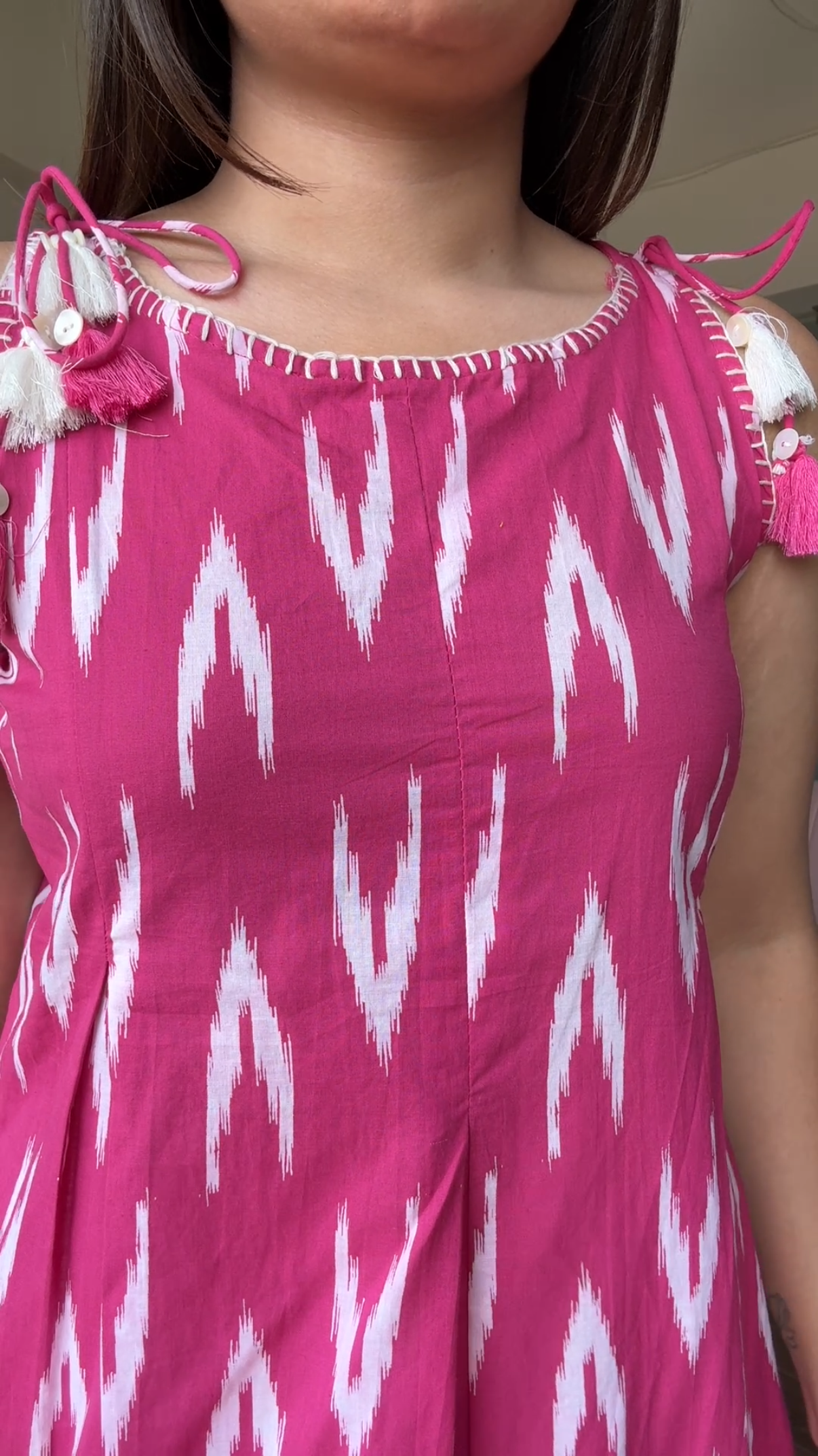 Apple Cut Strappy Short Kurti