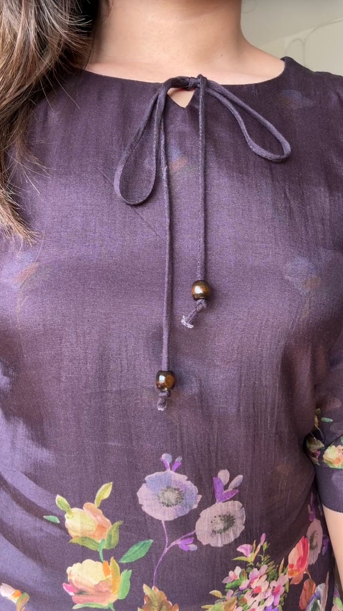 Muslin Digital Printed Short Kurti