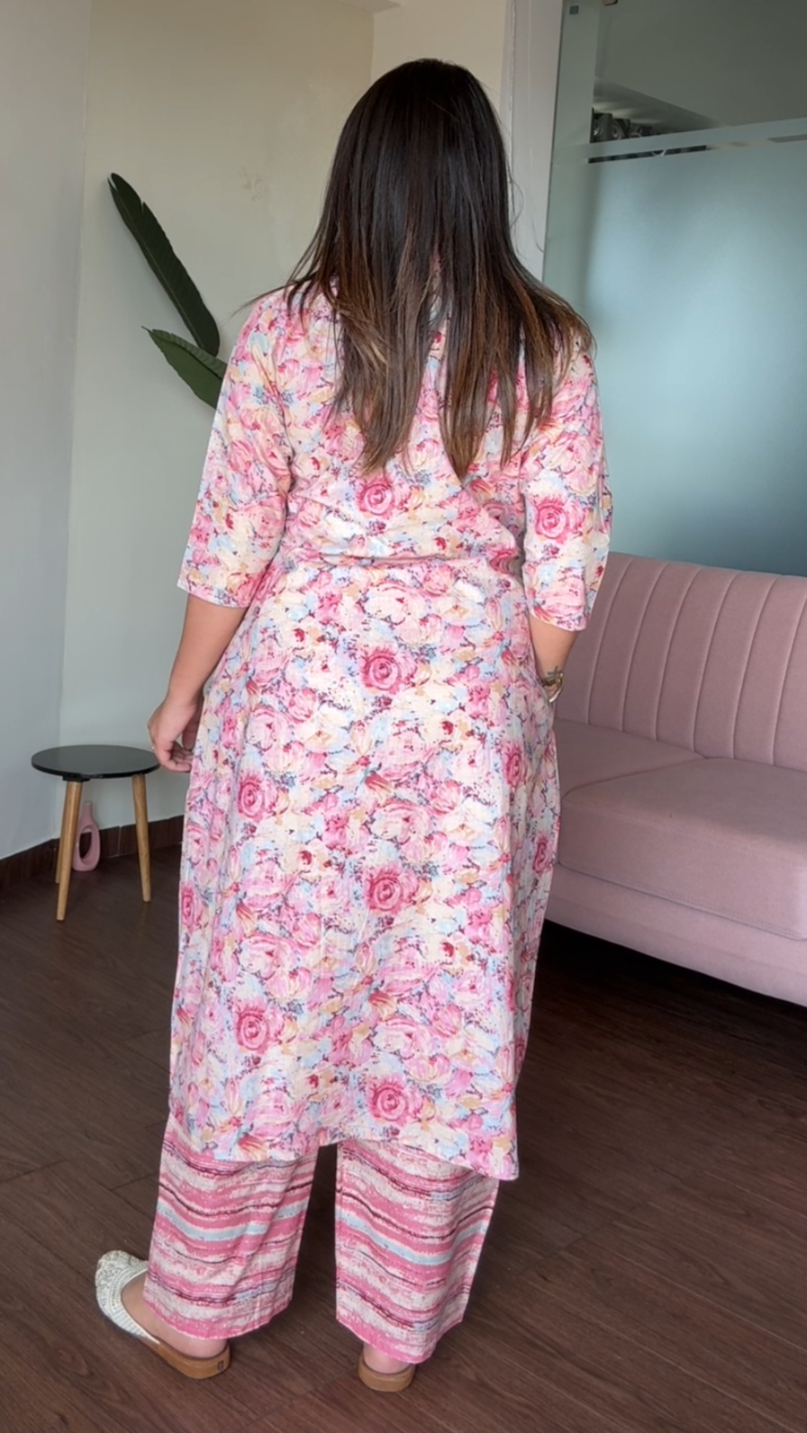 Cotton Printed Plazo Set With Pockets