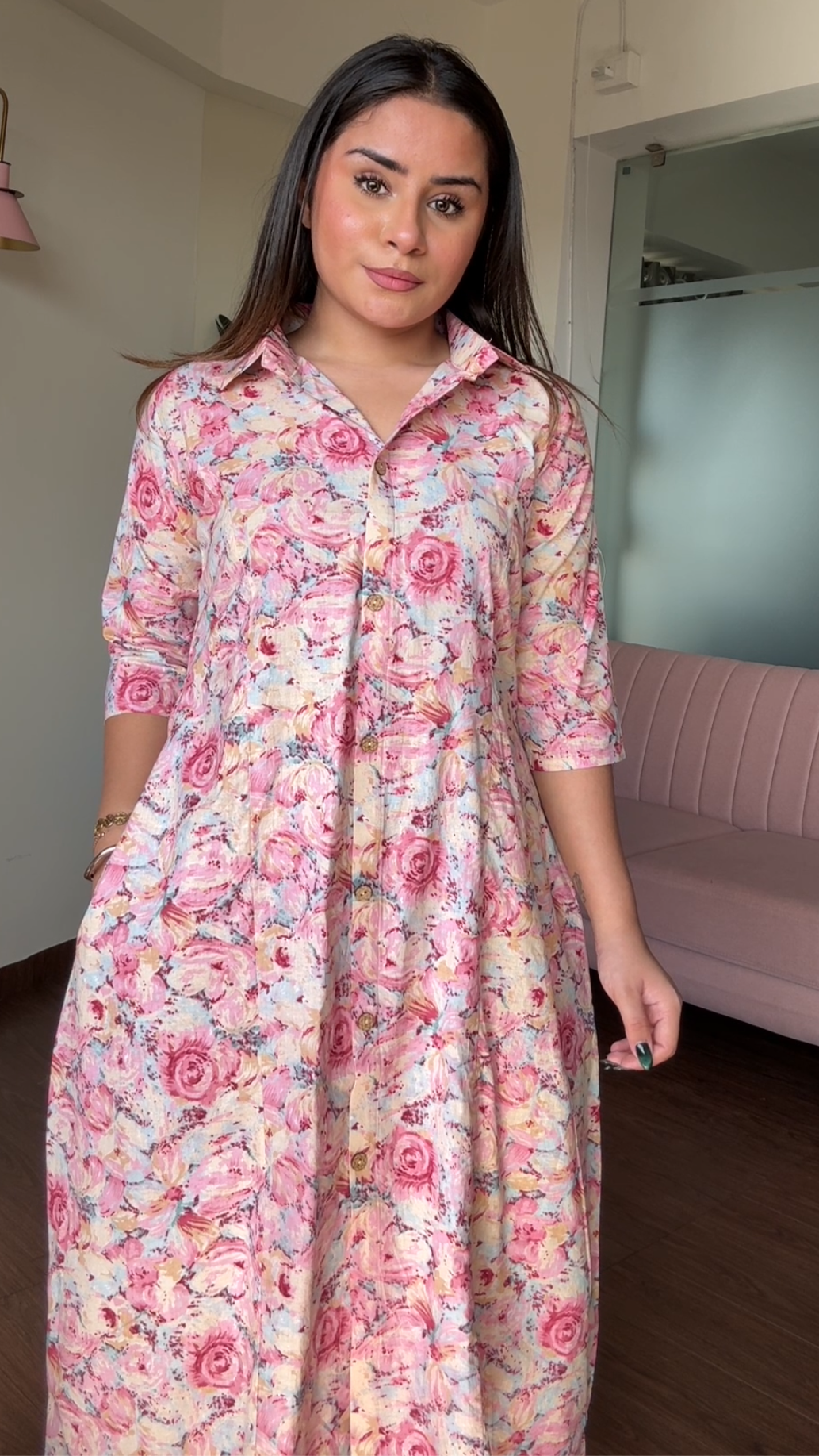 Cotton Printed Plazo Set With Pockets