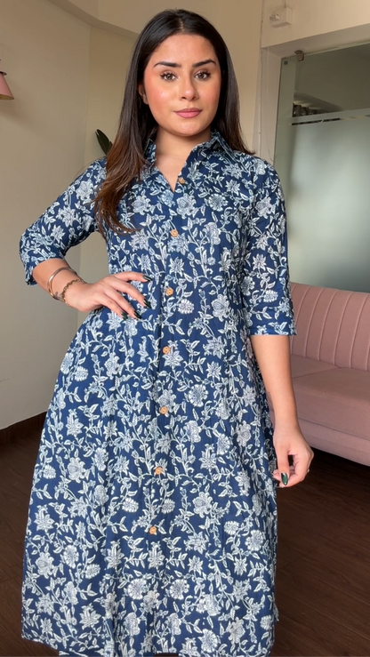 Cotton Printed Plazo Set With Pockets