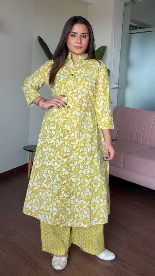 Cotton Printed Plazo Set