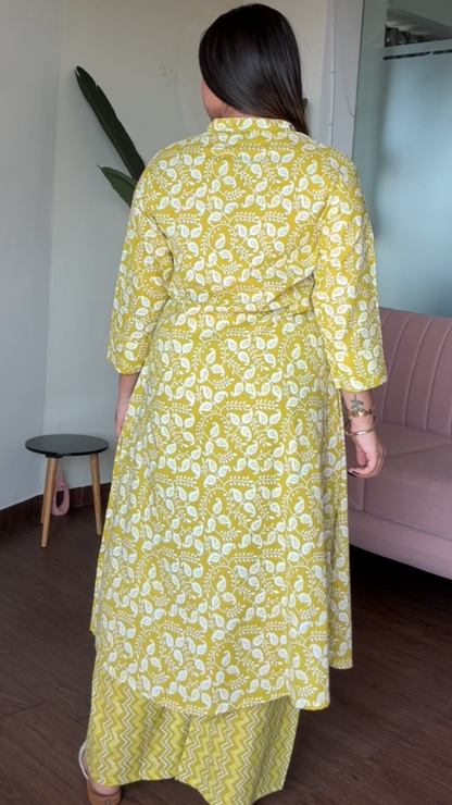 Cotton Printed Plazo Set