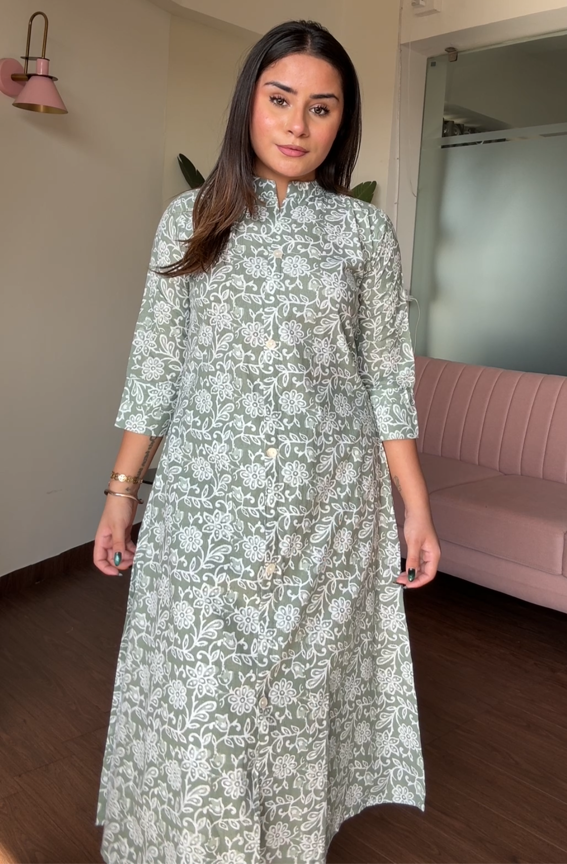 Cotton Printed Plazo Set